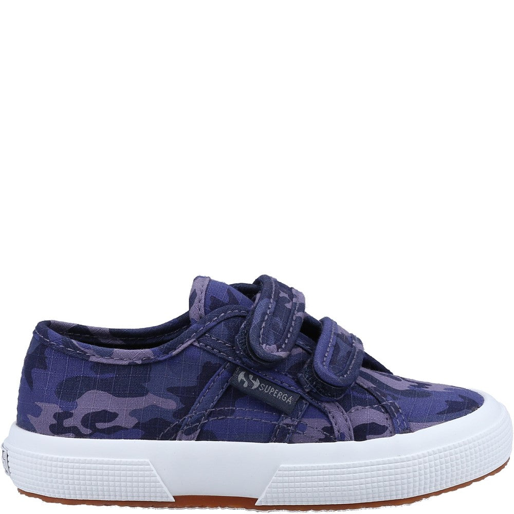 Kids' Superga 2750 Straps Camo Ripstop Trainer