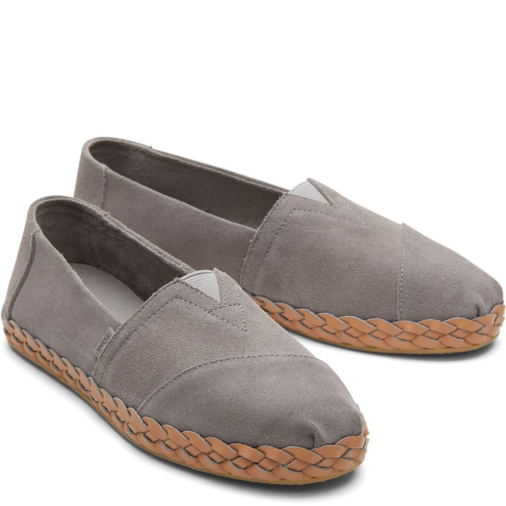 Women's TOMS Alpargata Leather Wrap Shoe