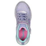 Girls' Skechers Flutter Heart Lights Bring Sparkle Trainers