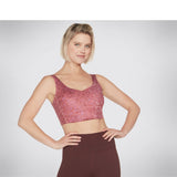 Women's Skechers Gosculpt Leopard Longline Bra