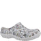 light grey floral print