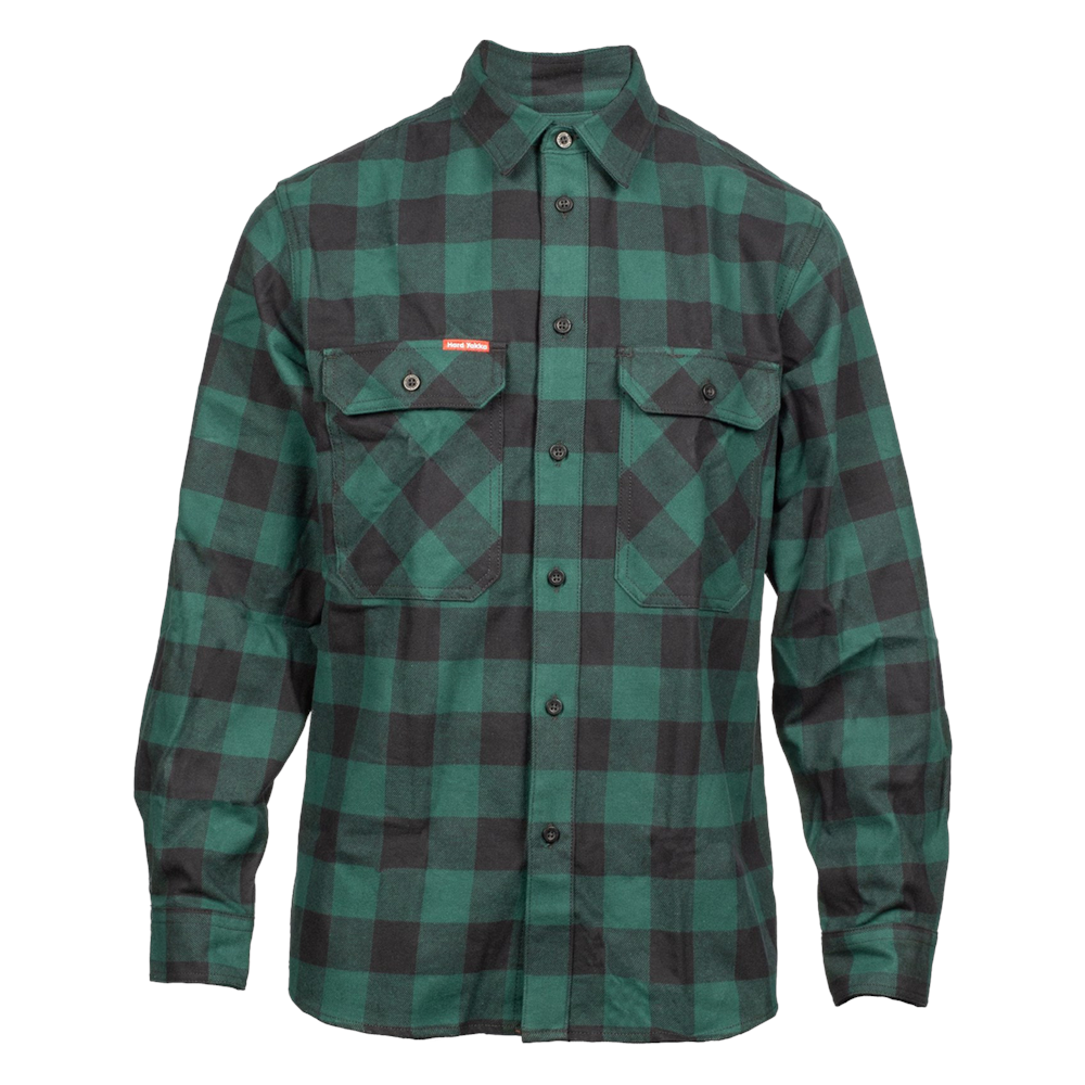 Men's Hard Yakka Long Sleeve Check Flannel Shirt
