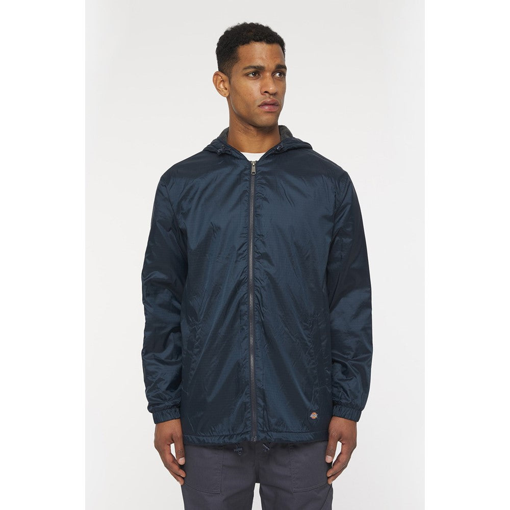 Men's Dickies Fleece Lined Nylon Hooded Jacket