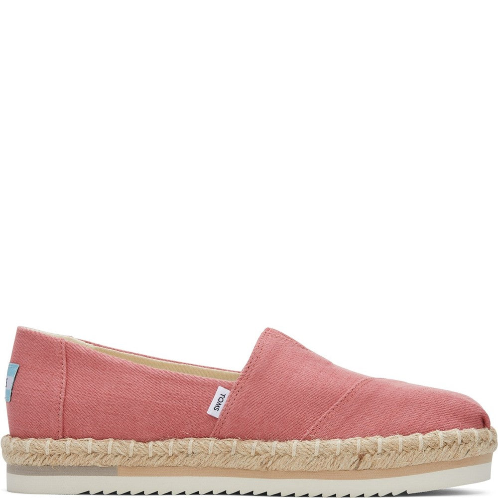 Women's TOMS Alpargata Platform Rope Shoe