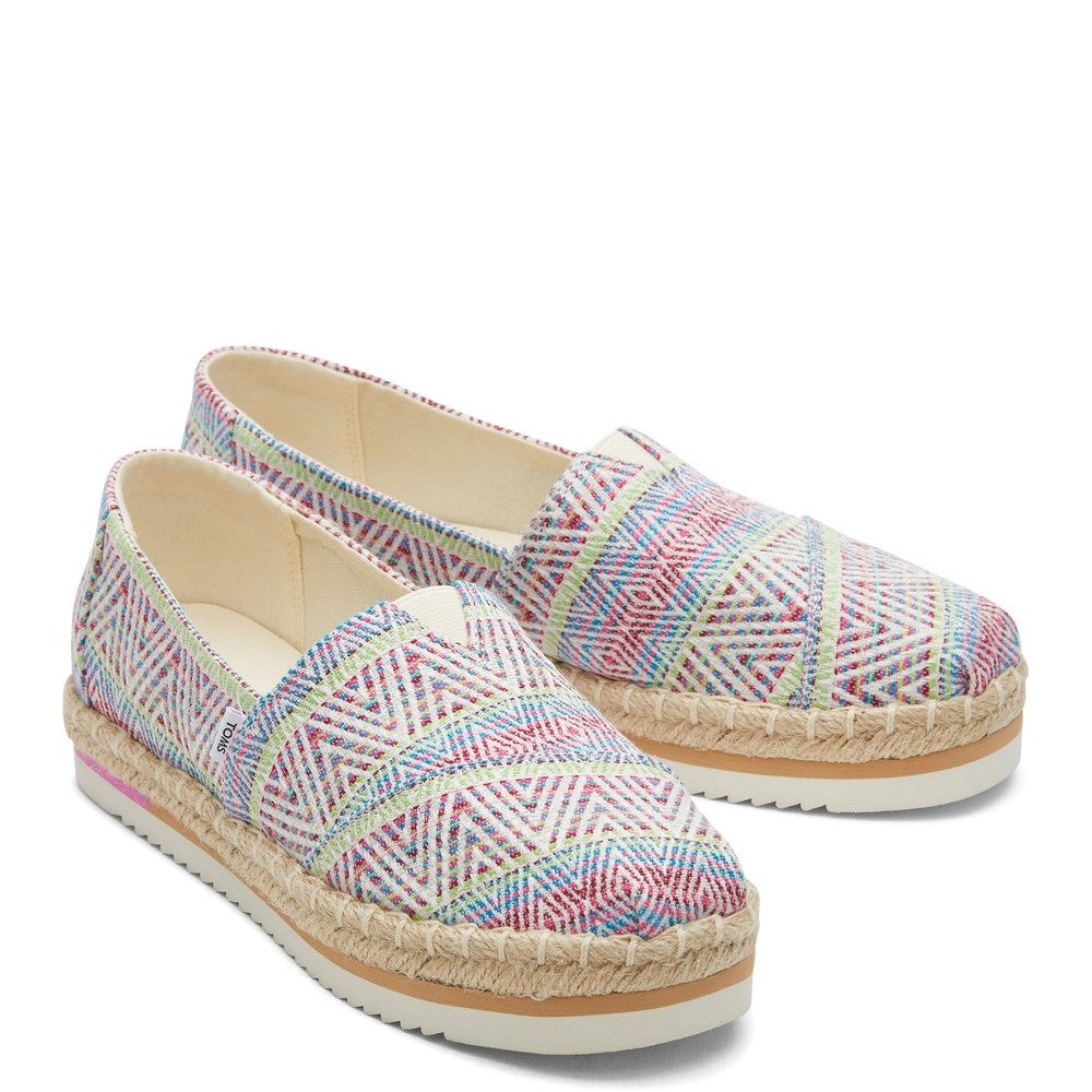 Women's TOMS Alpargata Platform Rope Shoe Natural