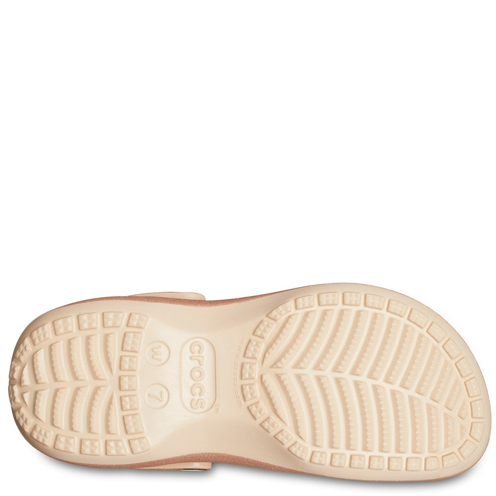 Women's Crocs Classic Platform Glitter Clog