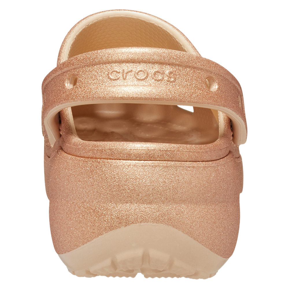 Women's Crocs Classic Platform Glitter Clog