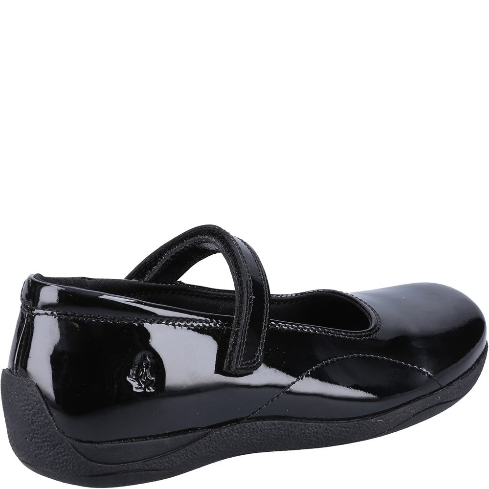 Girls' Hush Puppies Aria Patent Senior School Shoes