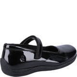 Girls' Hush Puppies Aria Patent Senior School Shoes