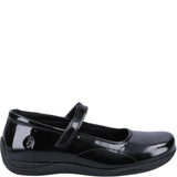 Girls' Hush Puppies Aria Patent Senior School Shoes