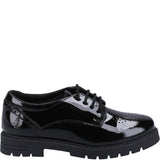 Girls' Hush Puppies Jayne Patent Senior School Shoes