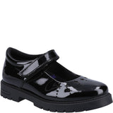 Girls' Hush Puppies Sabrina Patent Senior School Shoes
