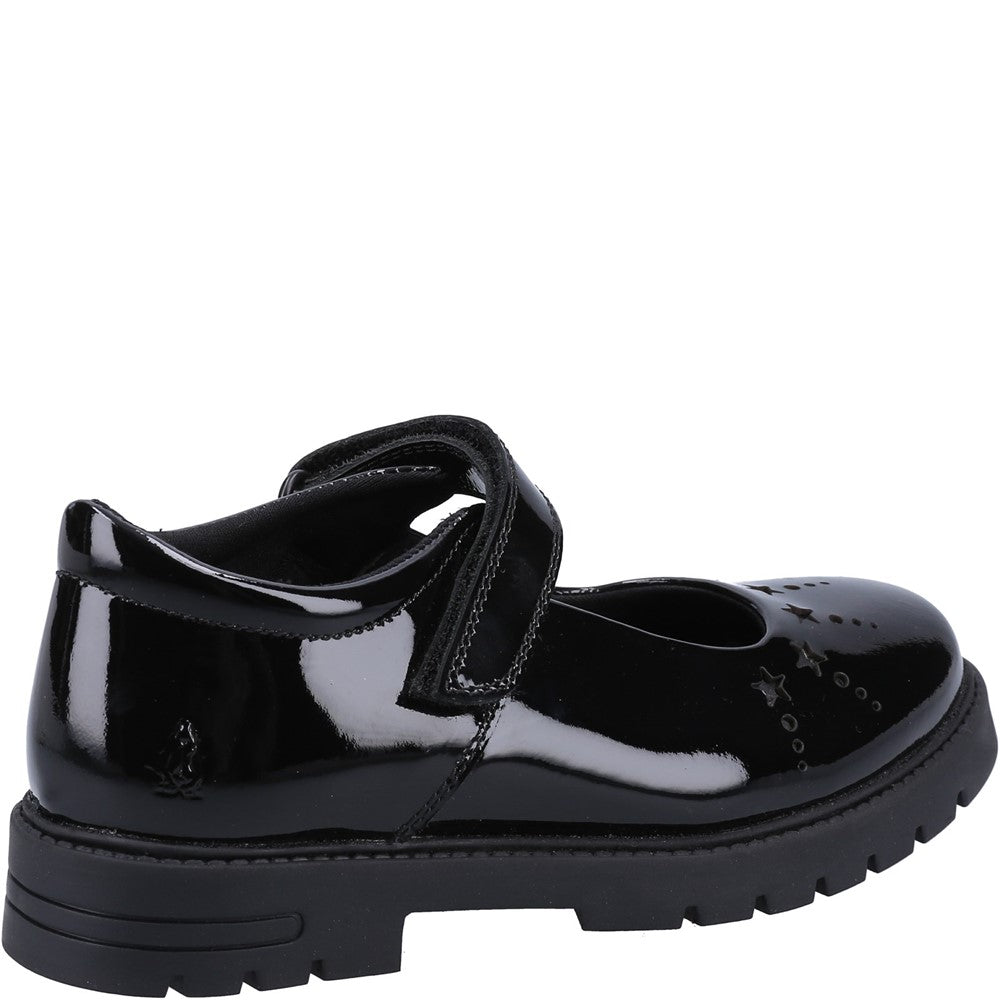 Girls' Hush Puppies Sabrina Patent Senior School Shoes