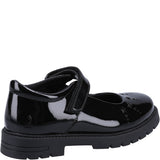 Girls' Hush Puppies Sabrina Patent Senior School Shoes
