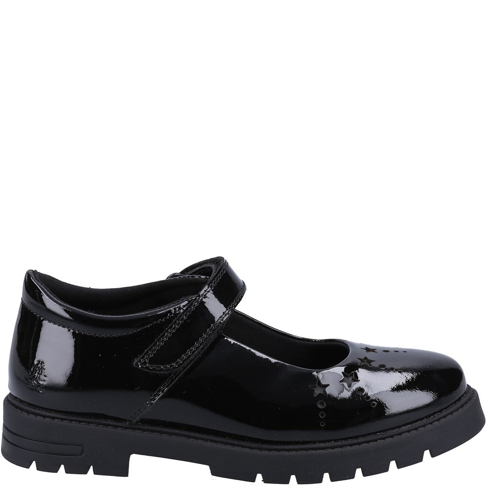 Girls' Hush Puppies Sabrina Patent Senior School Shoes