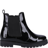 Girls' Hush Puppies Laura Patent Senior School Chelsea Boots