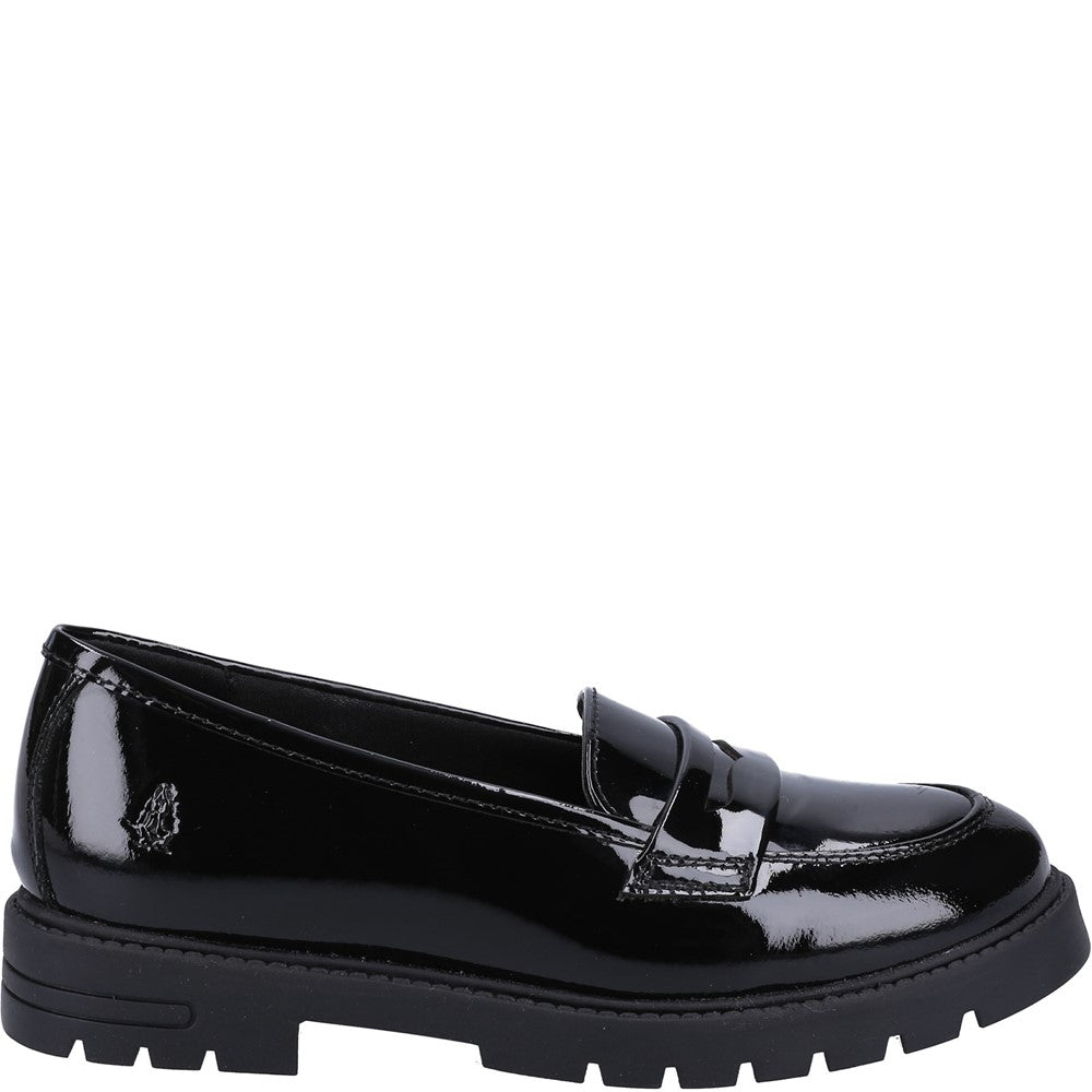 Girls' Hush Puppies Hazel Patent Senior School Shoes