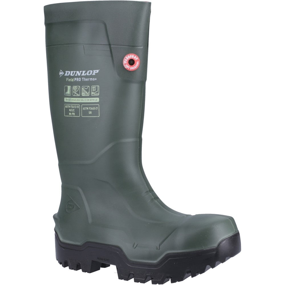 Unisex Dunlop FIELDPRO THERMO+ Safety Wellington