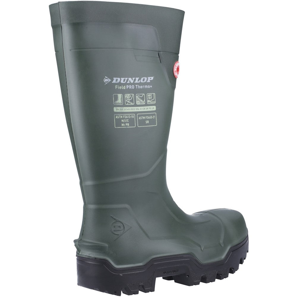 Unisex Dunlop FIELDPRO THERMO+ Safety Wellington