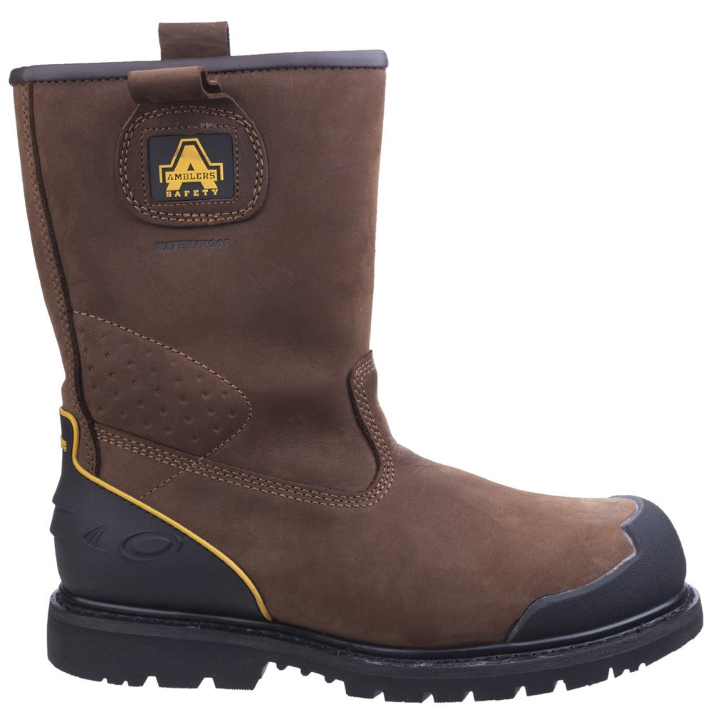 Men's Amblers Safety FS223 Goodyear Welted Waterproof Pull on Industrial Safety Boot