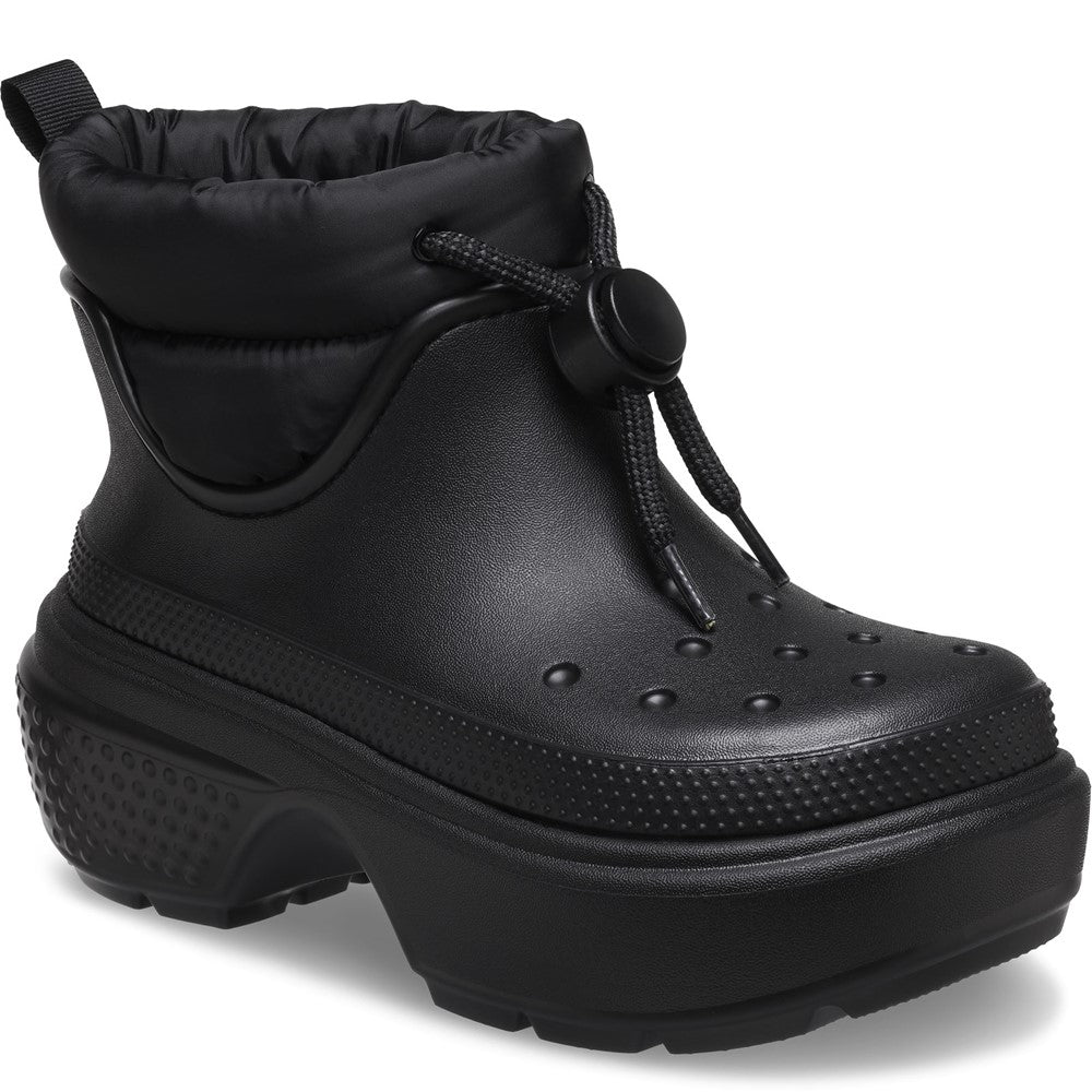 Unisex Crocs Stomp Puff Boot Black - FreemanHardy&Willis