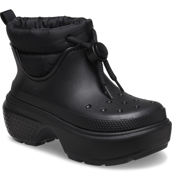 Unisex Crocs Stomp Puff Boot Black - FreemanHardy&Willis
