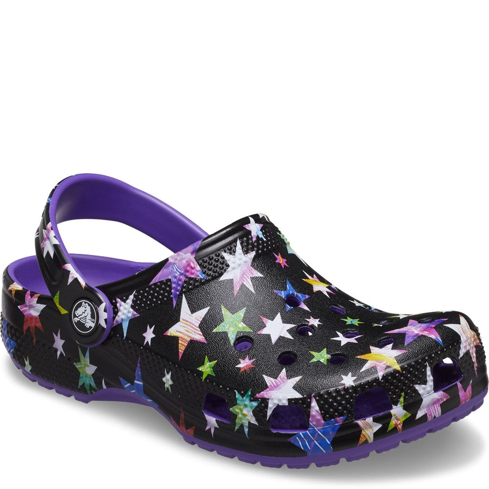 Kids Crocs Classic Star Print Clog