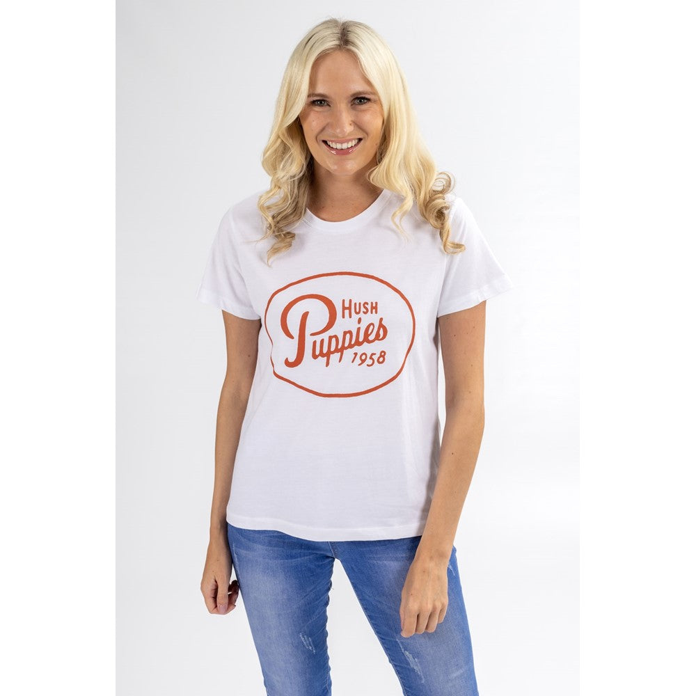 Women's Hush Puppies Retro Script Tee