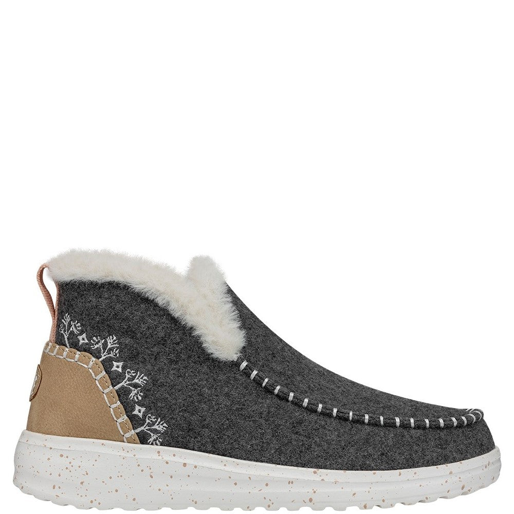 Women's HEYDUDE Denny Wool Faux Shearling Boots