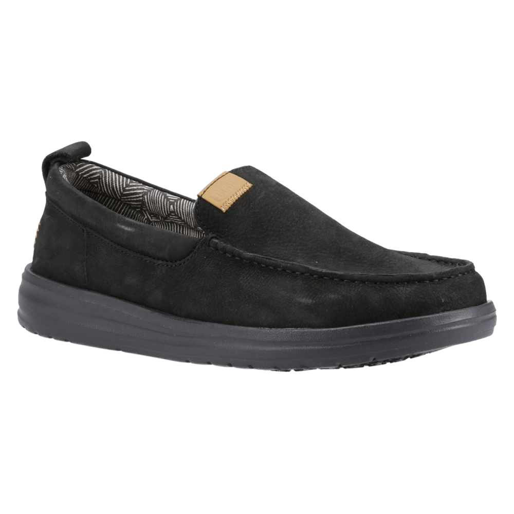 Men's HEYDUDE Wally Grip Moc Craft Leather Shoe