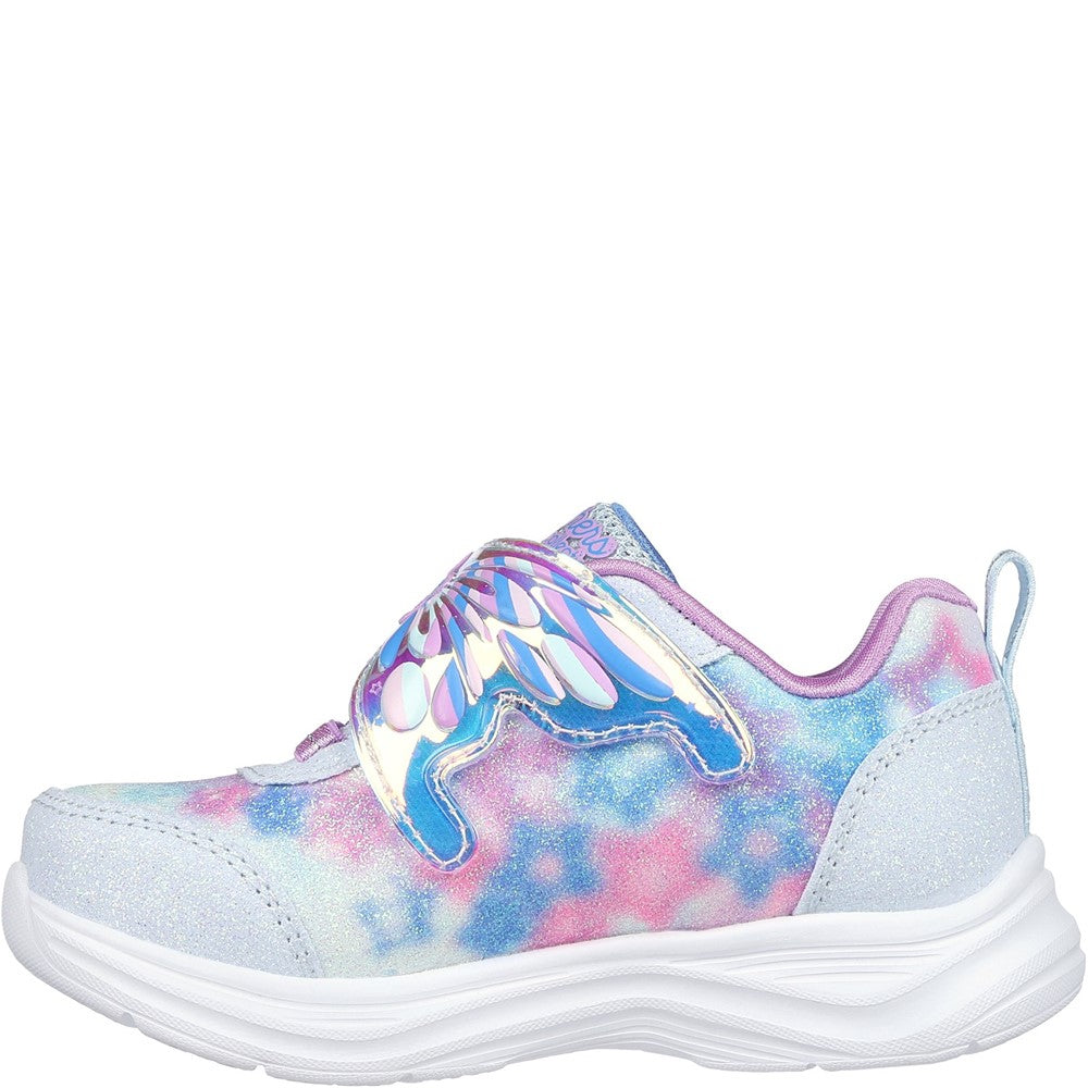 Girls' Skechers Glimmer Kicks - Magical Wings Shoe