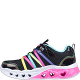 Girls' Skechers Flutter Heart Lights - Rainbow Bestie Shoe