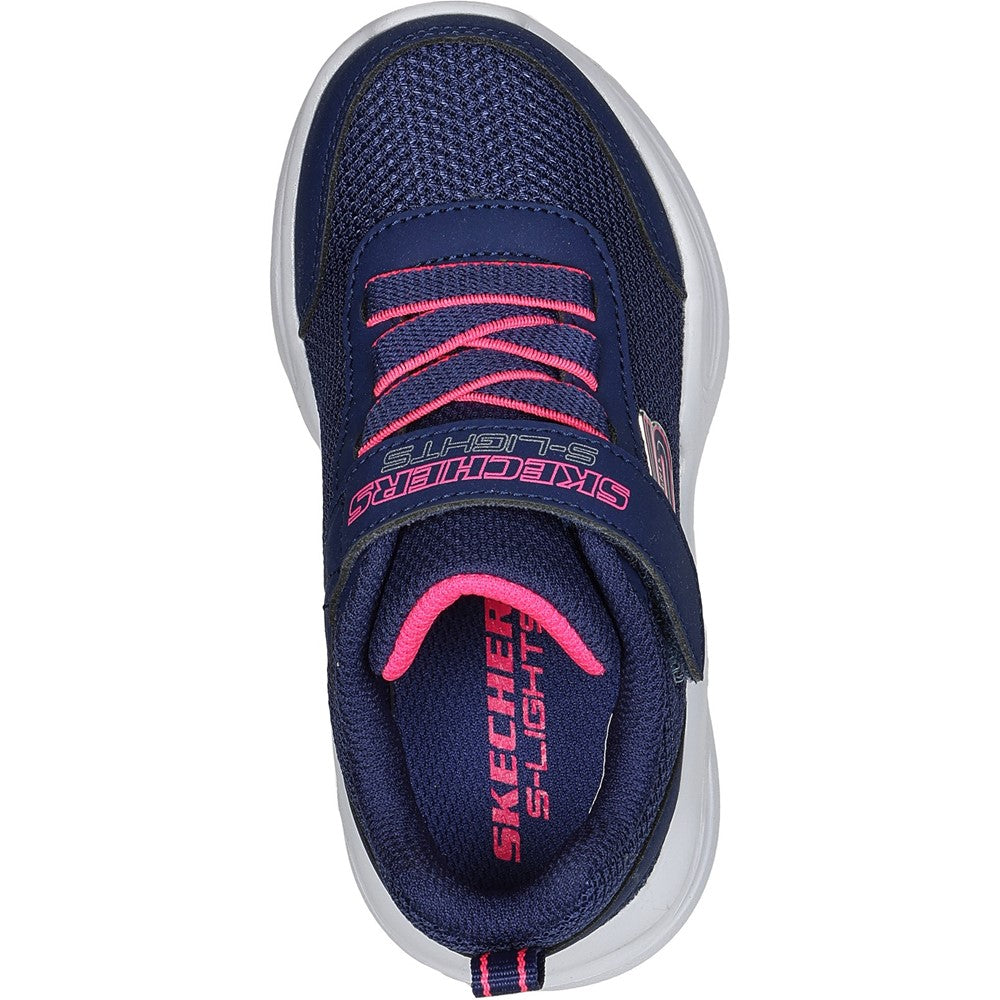 Girls' Skechers Sola Glow Infant Trainers