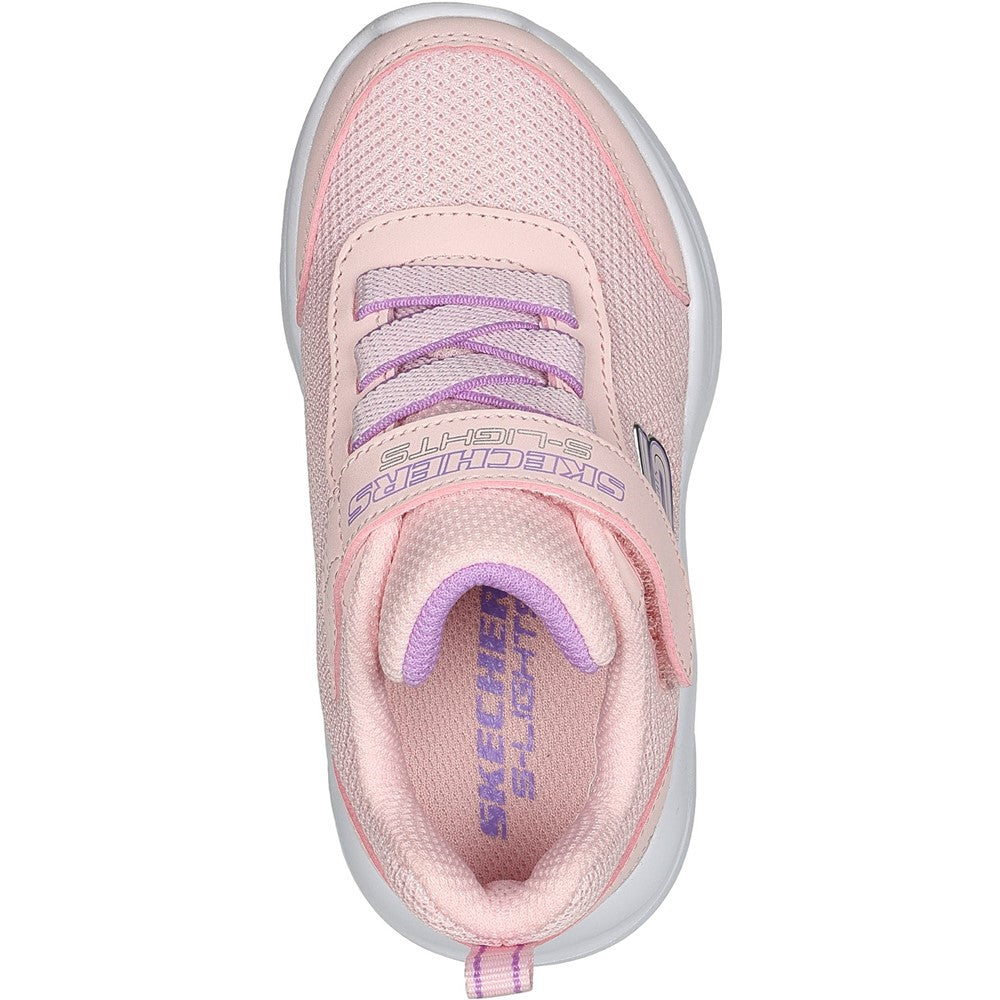 Girls' Skechers Sola Glow Infant Trainers