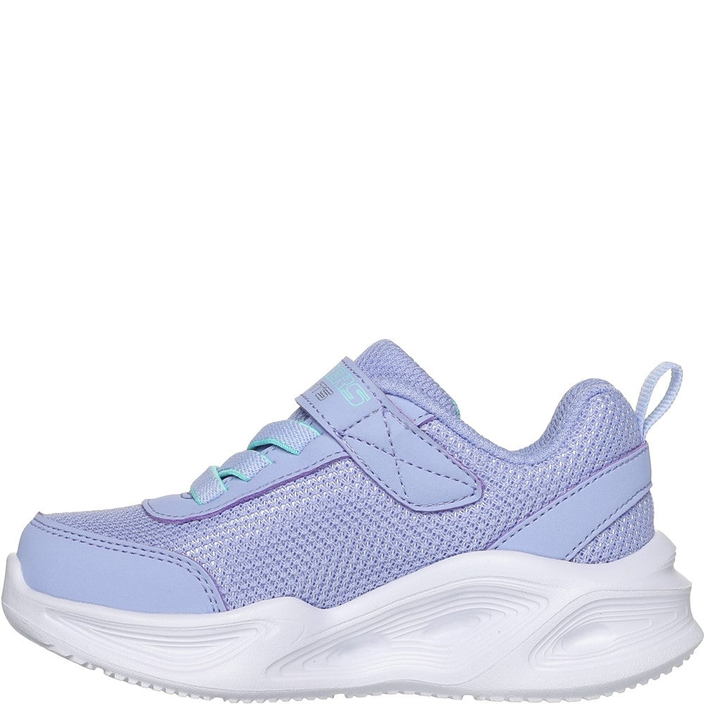 Girls' Skechers Sola Glow Infant Trainers