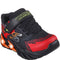 black red
