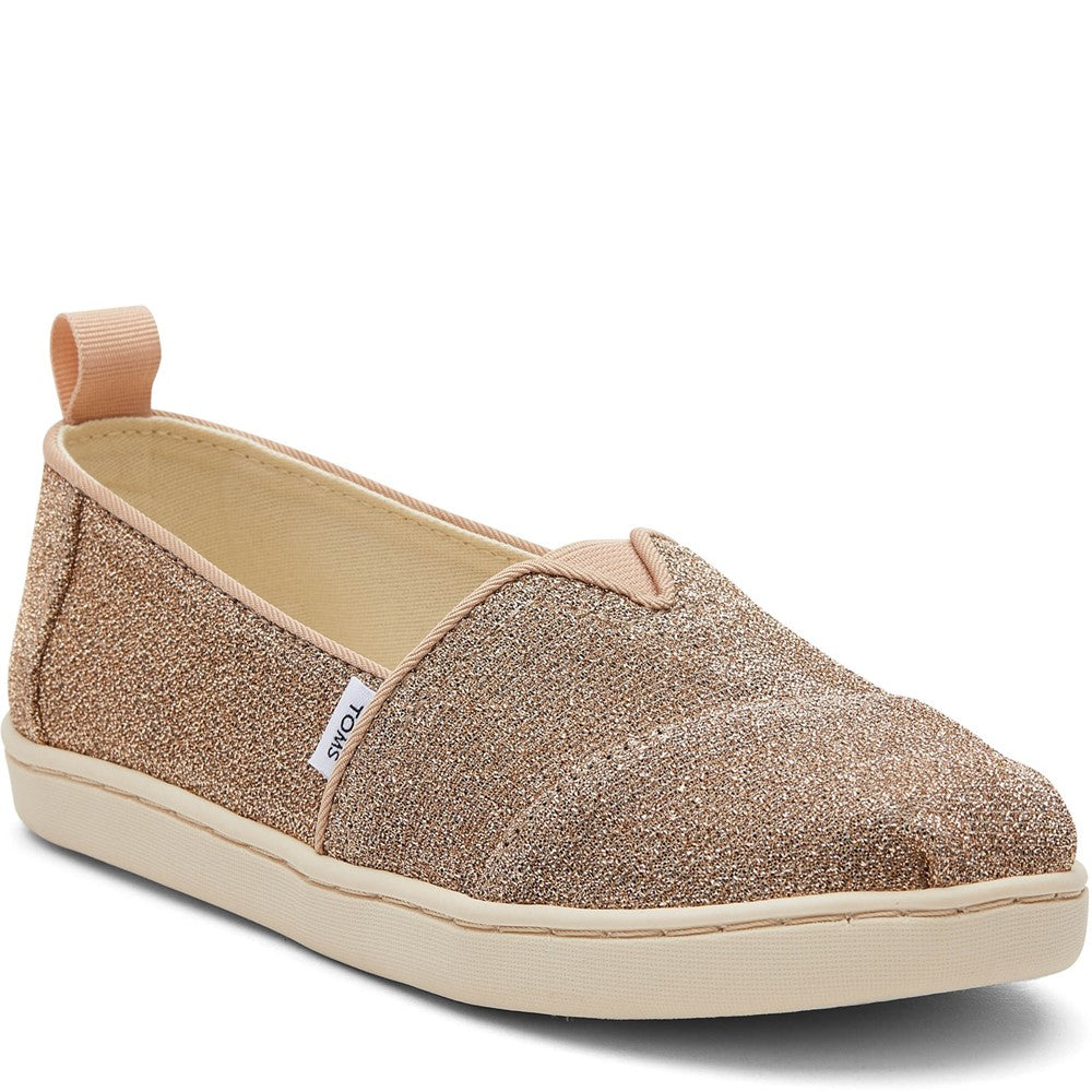 Girls' TOMS Alpargata Sparkle Shoe