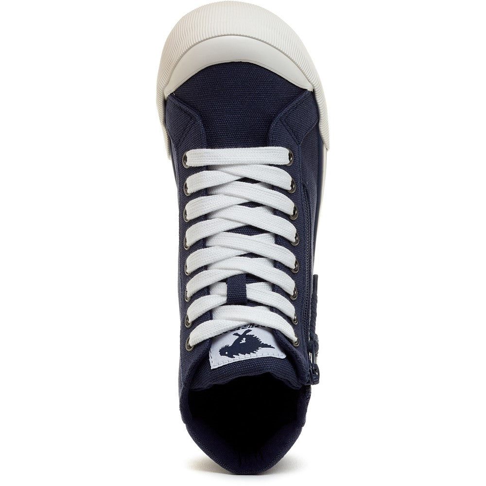 Rocket Dog Jazzin Hi Top Trainers in Black | UK Rocket Dog Jazzin Hi Top Trainers in Black | UK