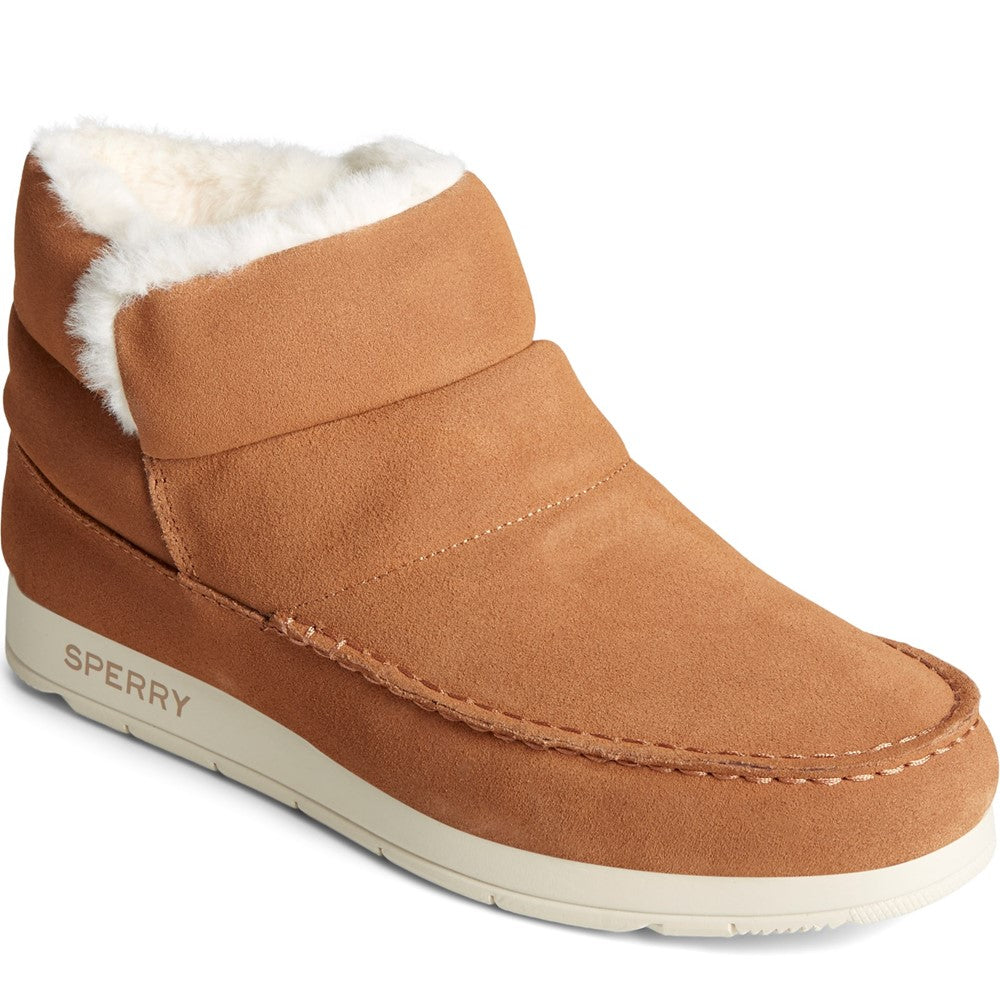 Women's Sperry Moc-Sider Bootie Leather Shoe