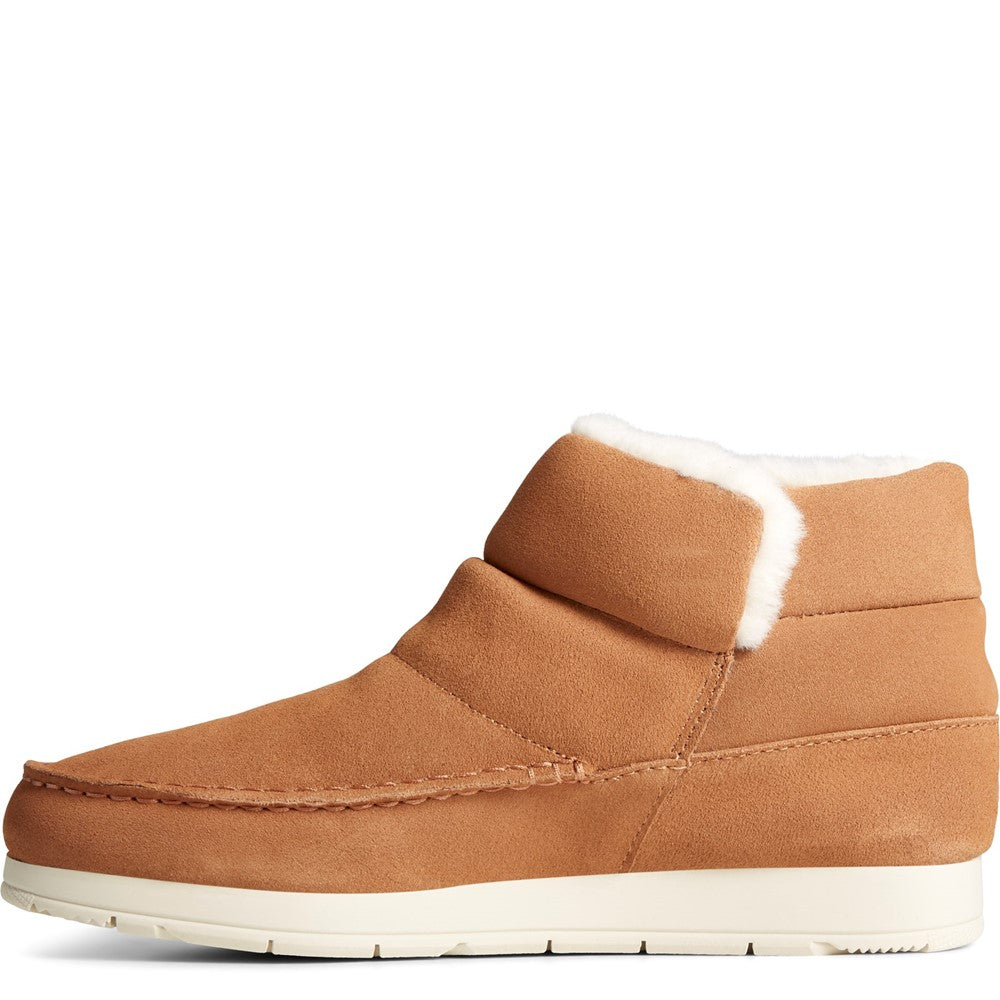 Women's Sperry Moc-Sider Bootie Leather Shoe