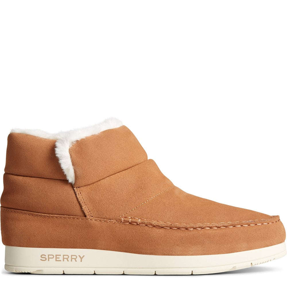 Women's Sperry Moc-Sider Bootie Leather Shoe