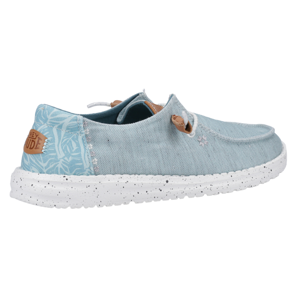 Women's HEYDUDE Wendy Heathered Slub Tropical Shoe
