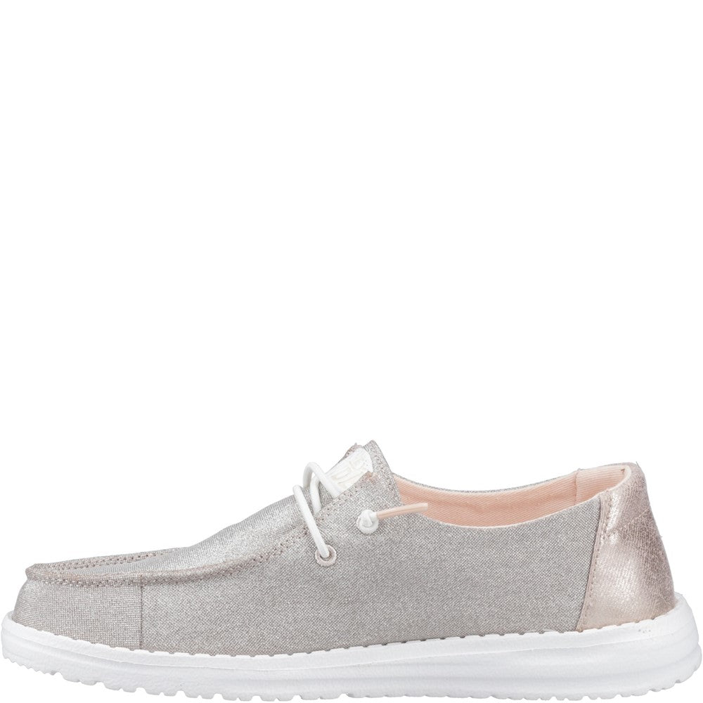 Women's HEYDUDE Wendy Metallic Sparkle Shoe