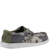 Men's HEYDUDE Wally Washed Camo Shoe