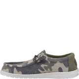 Men's HEYDUDE Wally Washed Camo Shoe