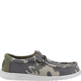 Men's HEYDUDE Wally Washed Camo Shoe