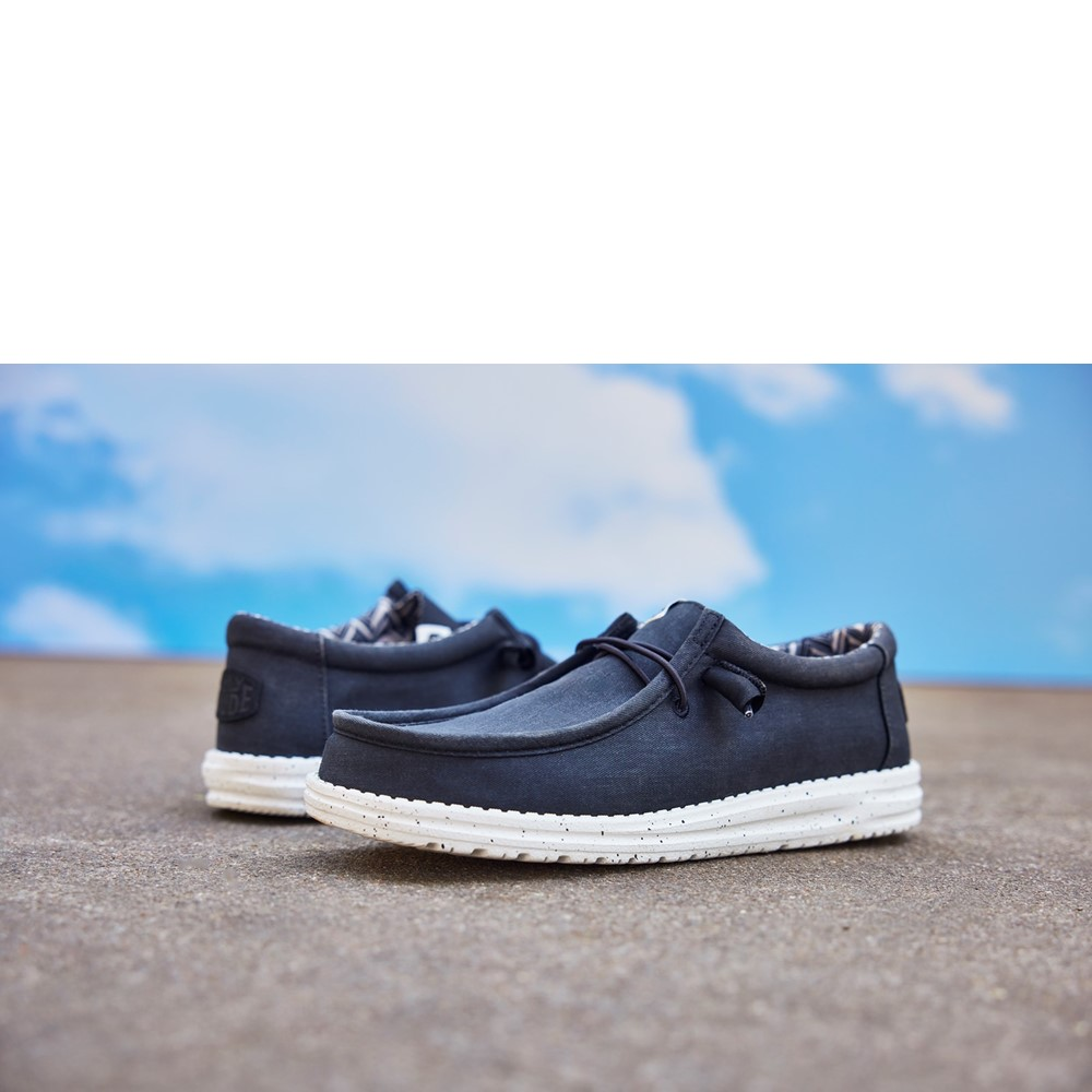 Men's HEYDUDE Wally Stretch Canvas Slip on Shoe