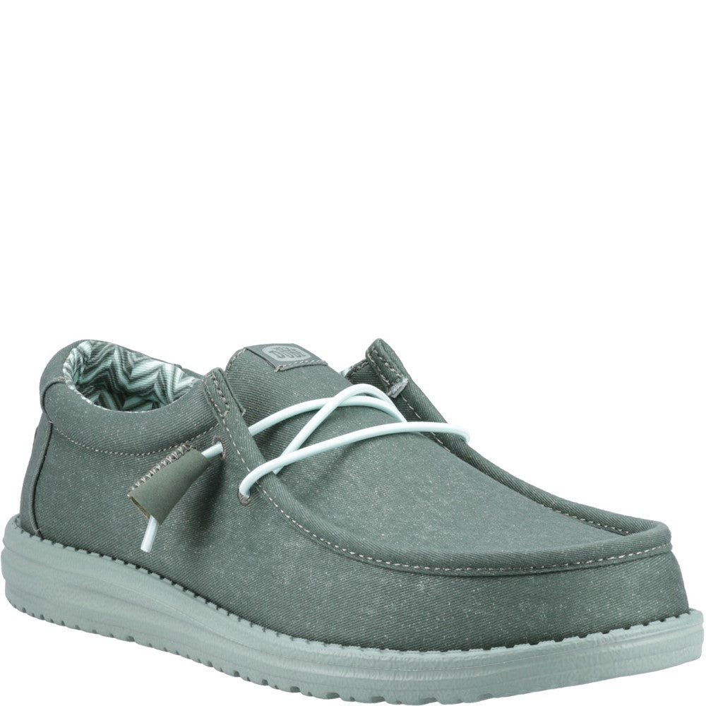 Men's HEYDUDE Wally Stretch Canvas Slip on Shoe