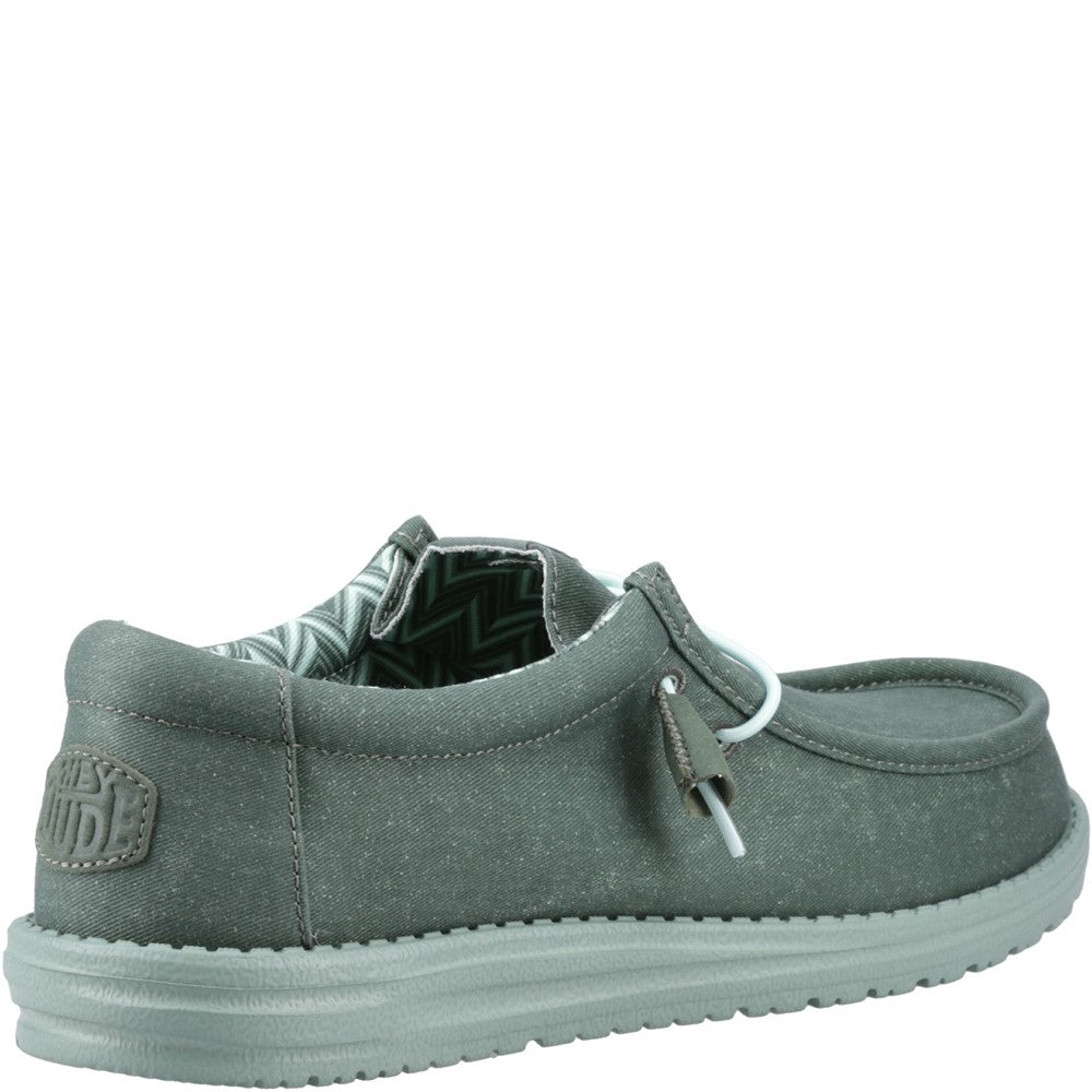 Men's HEYDUDE Wally Stretch Canvas Slip on Shoe