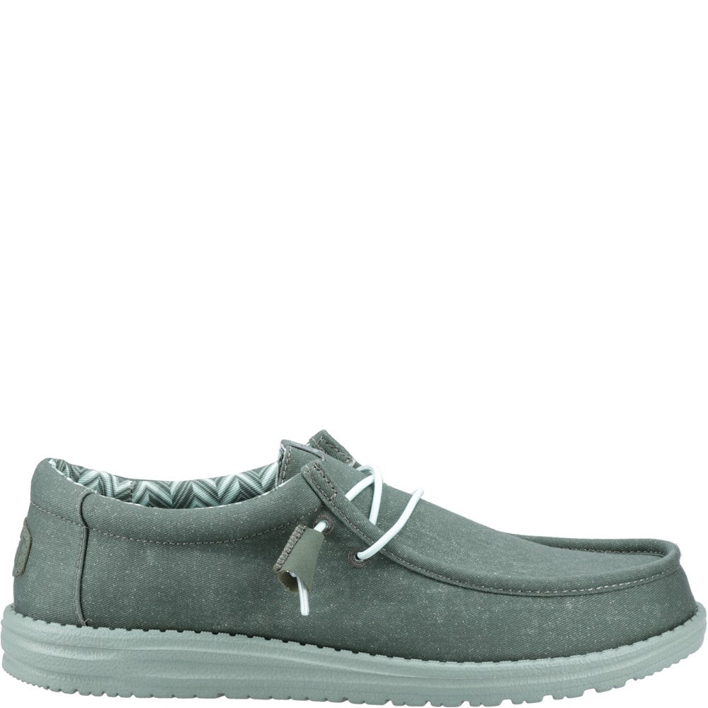 Men's HEYDUDE Wally Stretch Canvas Slip on Shoe